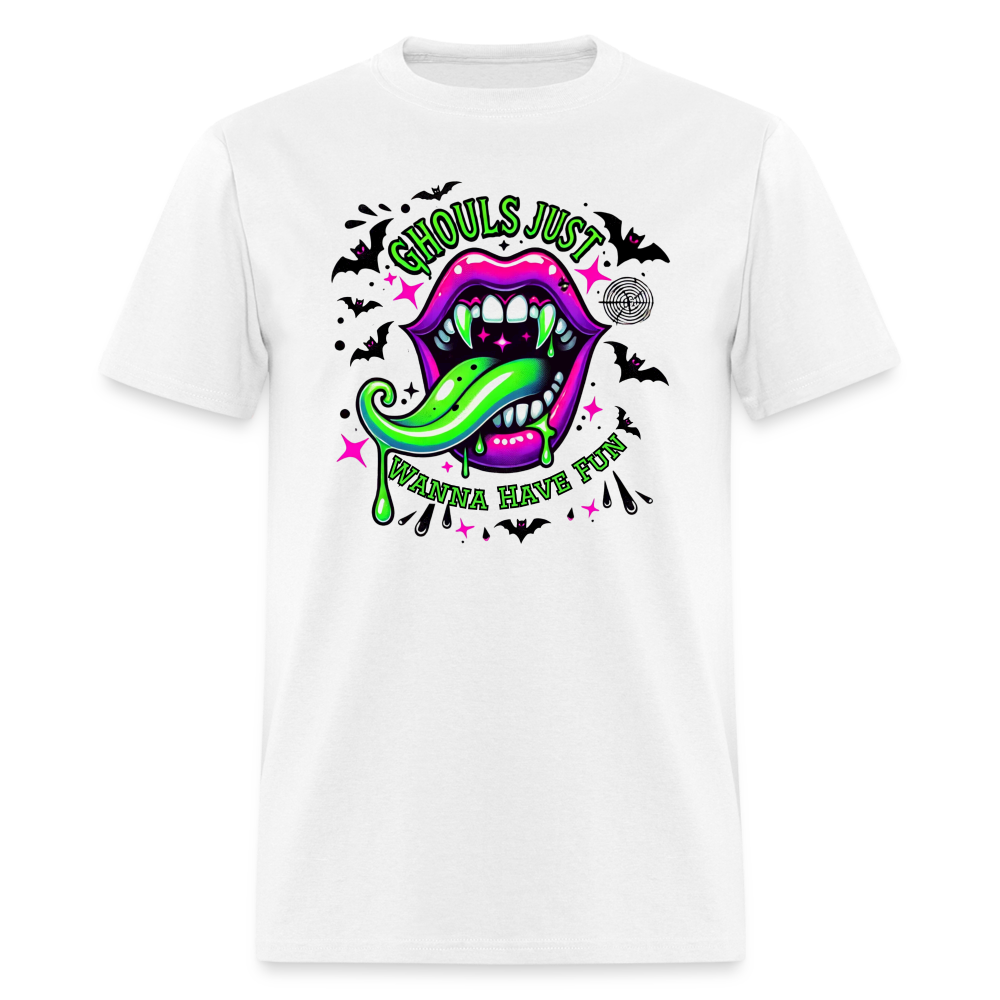 Ghouls Just Wanna Have Fun T-Shirt - white