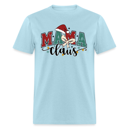 Mama Claus (Christmas) T-Shirt - powder blue