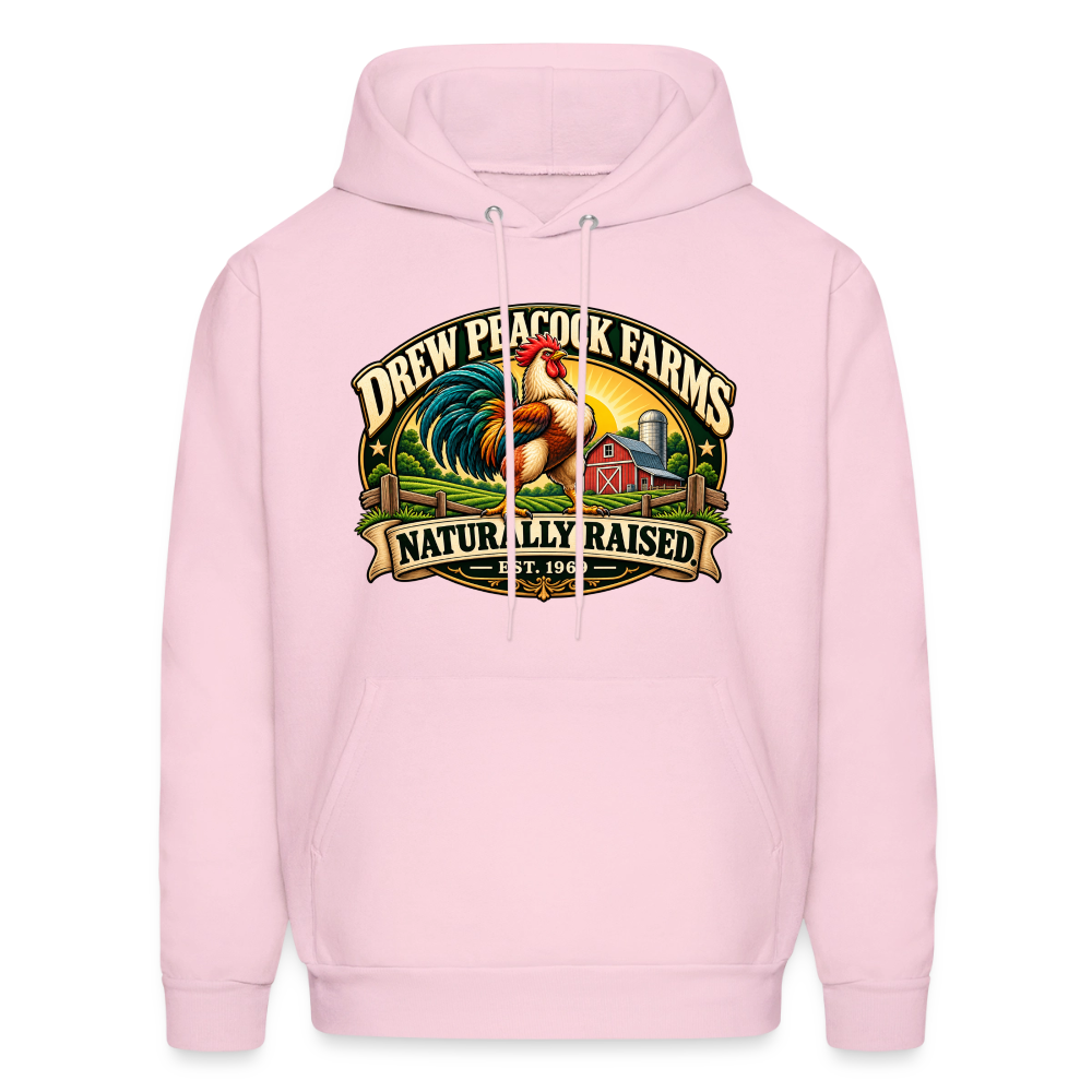 Drew Peacock Farms Hoodie - pale pink