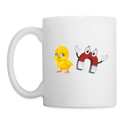 Chick Magnet Coffee Mug - Color: white