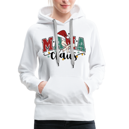 Mama Claus Women’s Premium Hoodie - white