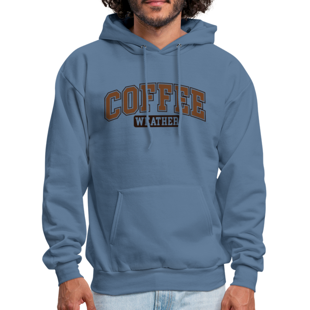 Coffee Weather Hoodie - denim blue