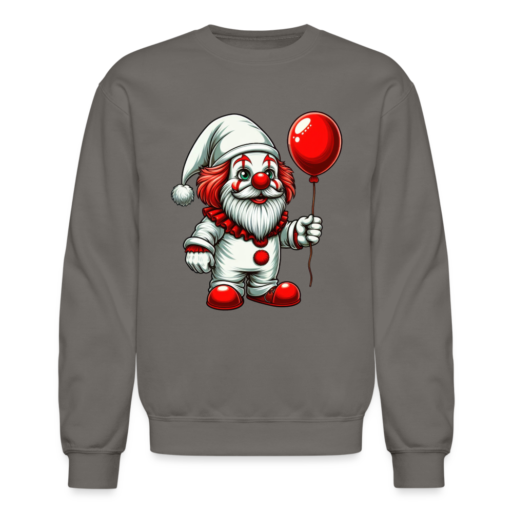 Gnome Clown Sweatshirt - asphalt gray