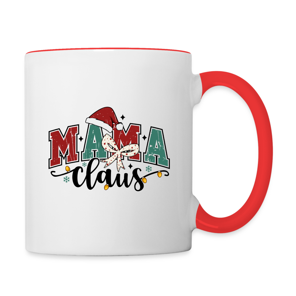 Mama Claus Coffee Mug - white/red