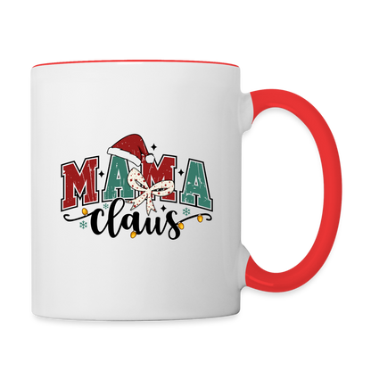 Mama Claus Coffee Mug - white/red