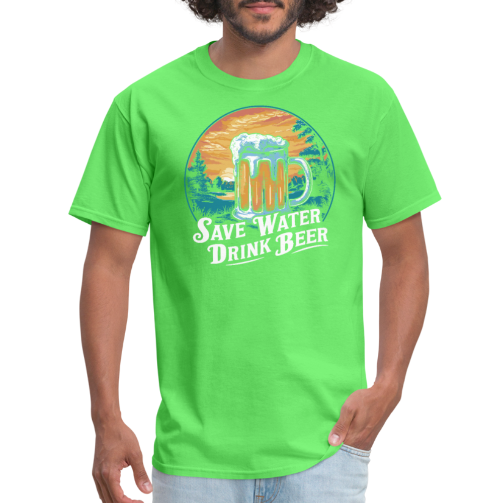 Save Water Drink Beer (Funny Drinking) T-Shirt - kiwi