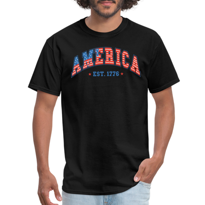 American 1776 T-Shirt - black