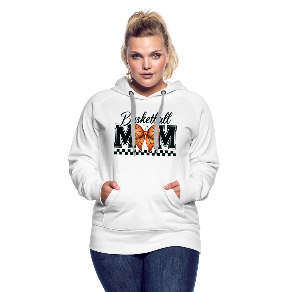 Basketball Mom Women’s Premium Hoodie - white