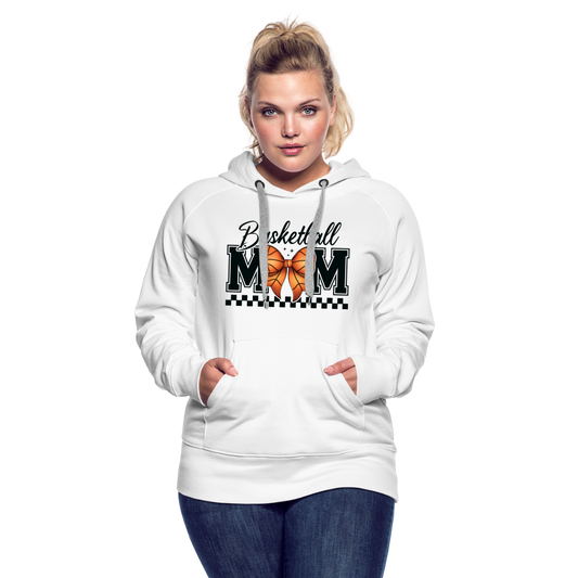 Basketball Mom Women’s Premium Hoodie - white