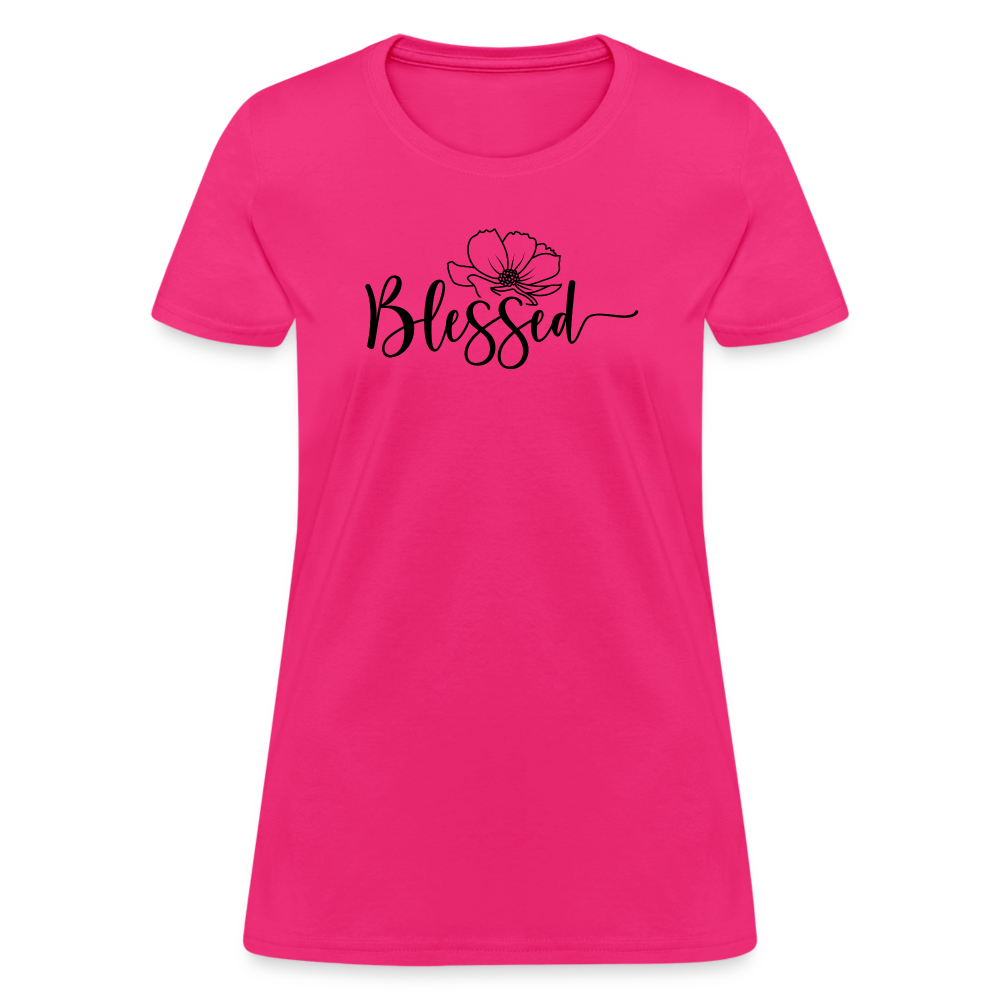 Blessed Women's T-Shirt - fuchsia