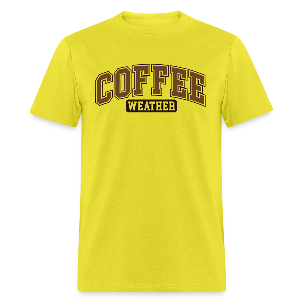 Coffee Weather T-Shirt - yellow