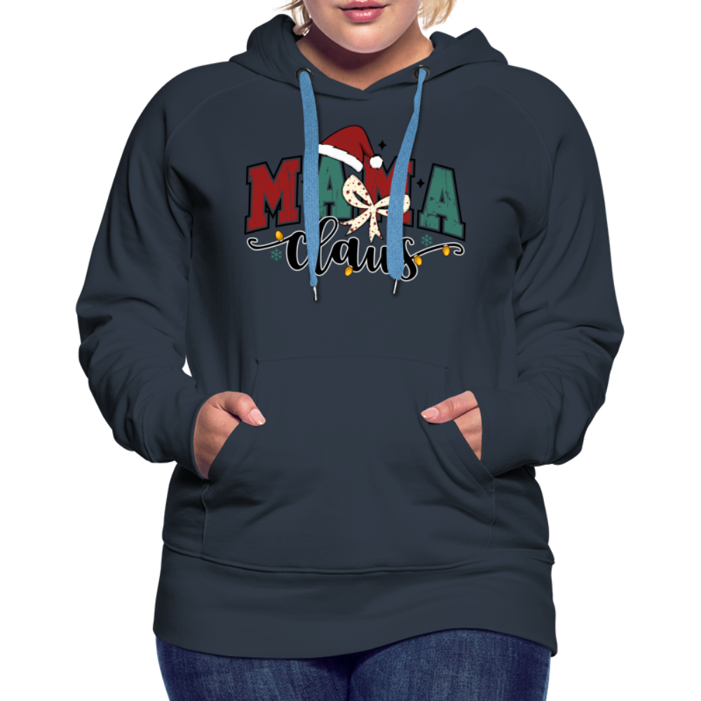 Mama Claus Women’s Premium Hoodie - navy