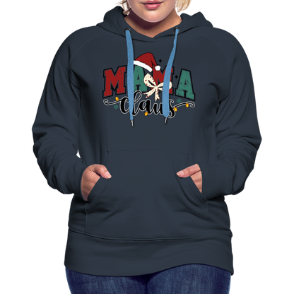 Mama Claus Women’s Premium Hoodie - navy