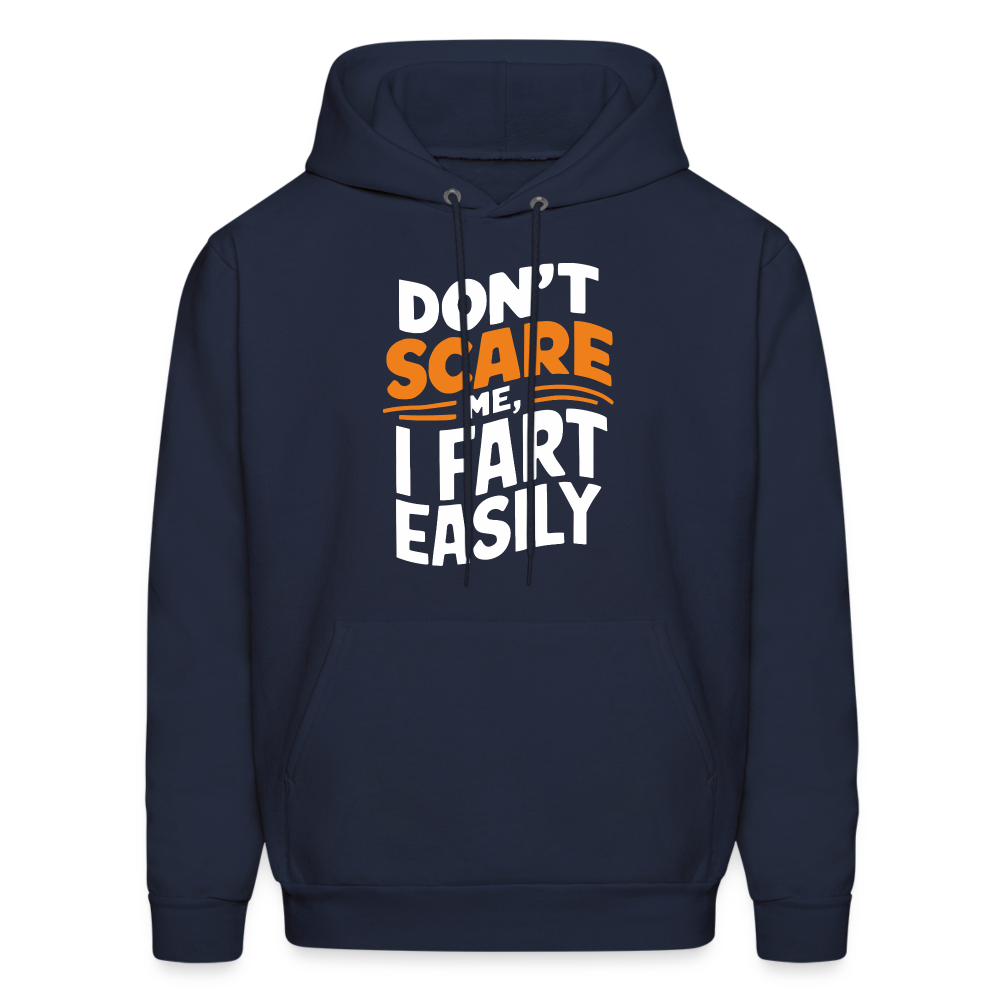 Don't Scare Me I Fart Easily Hoodie - navy