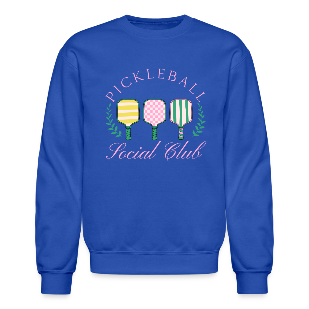 Pickleball Social Club Sweatshirt - royal blue