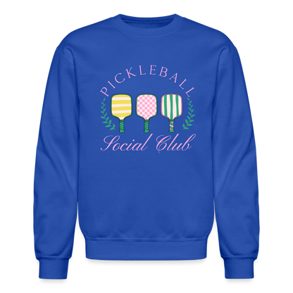 Pickleball Social Club Sweatshirt - royal blue