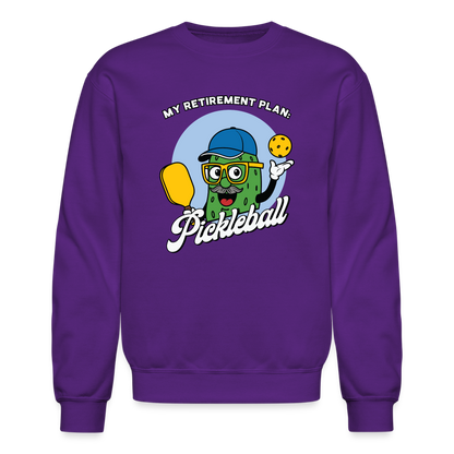 My Retirement Plan: Pickleball Sweatshirt - purple