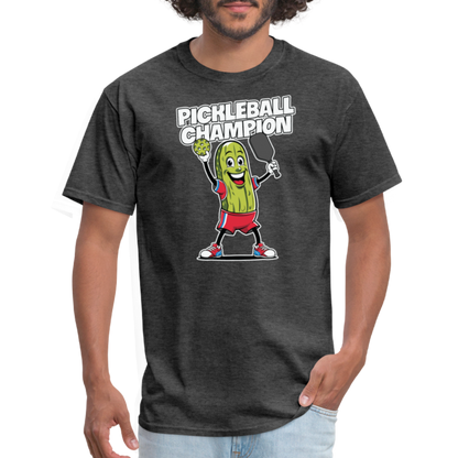 Pickleball Champion T-Shirt - heather black