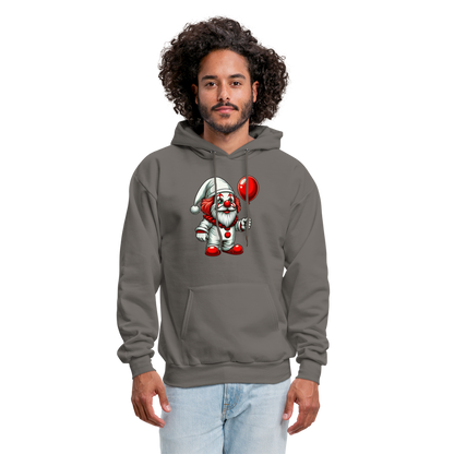 Gnome Clown Hoodie - asphalt gray