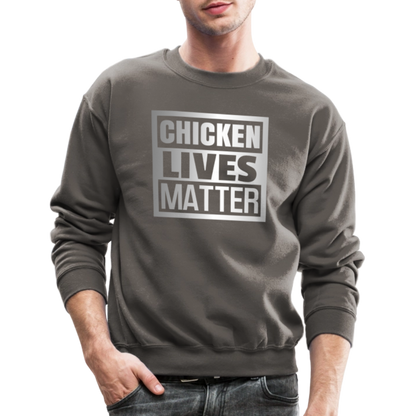 Chicken Lives Matter Sweatshirt - asphalt gray