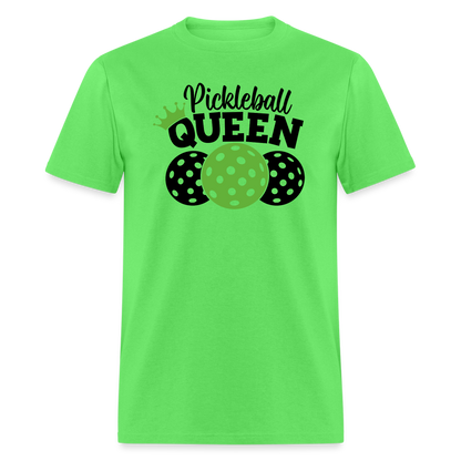 Pickleball Queen T-Shirt - kiwi