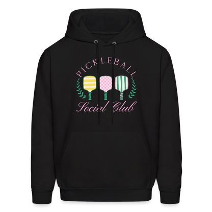 Pickleball Social Club Hoodie - black