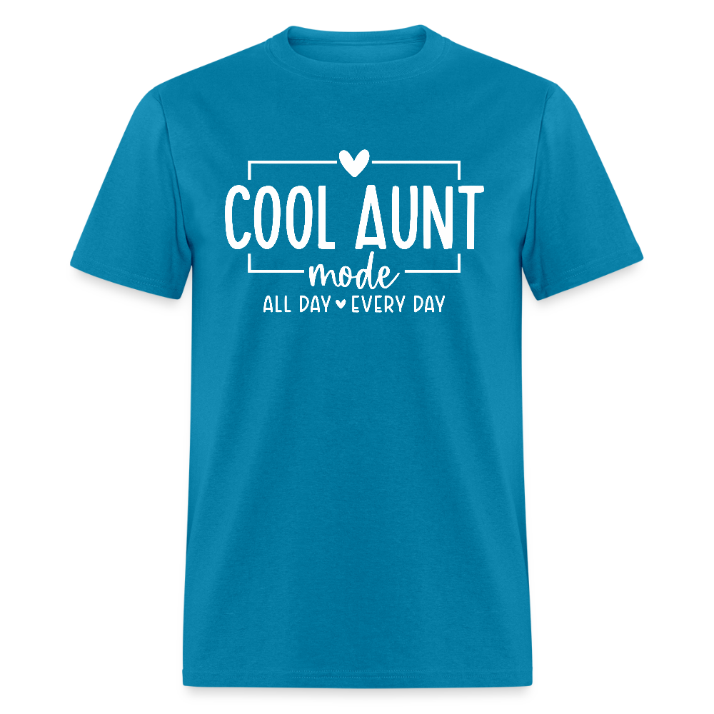 Cool Aunt Mode T-Shirt - turquoise