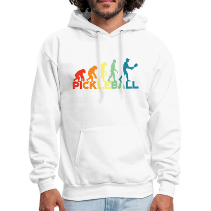 Pickleball Evolution Hoodie - white