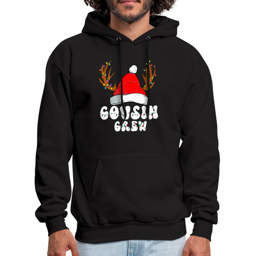 Cousin Crew Christmas Hoodie - black