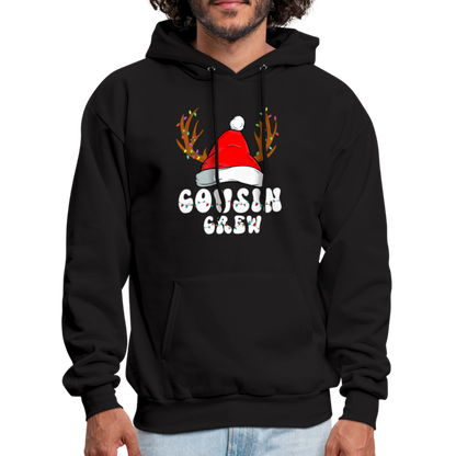 Cousin Crew Christmas Hoodie - black