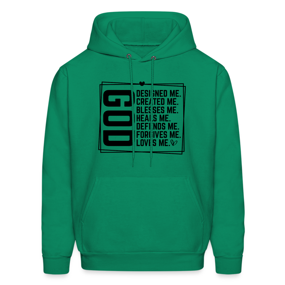 GOD Designed Me Hoodie - kelly green