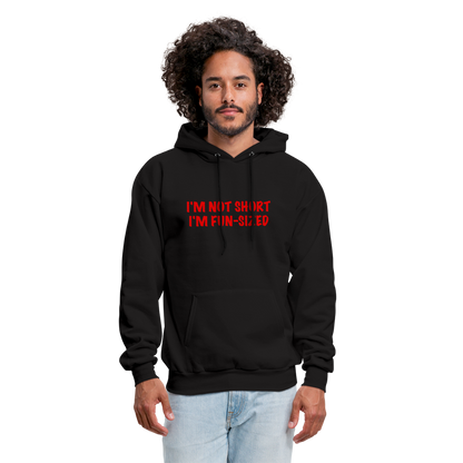 I'm Not Short I'm Fun Sized Hoodie (Funny Graphic Tee) - black