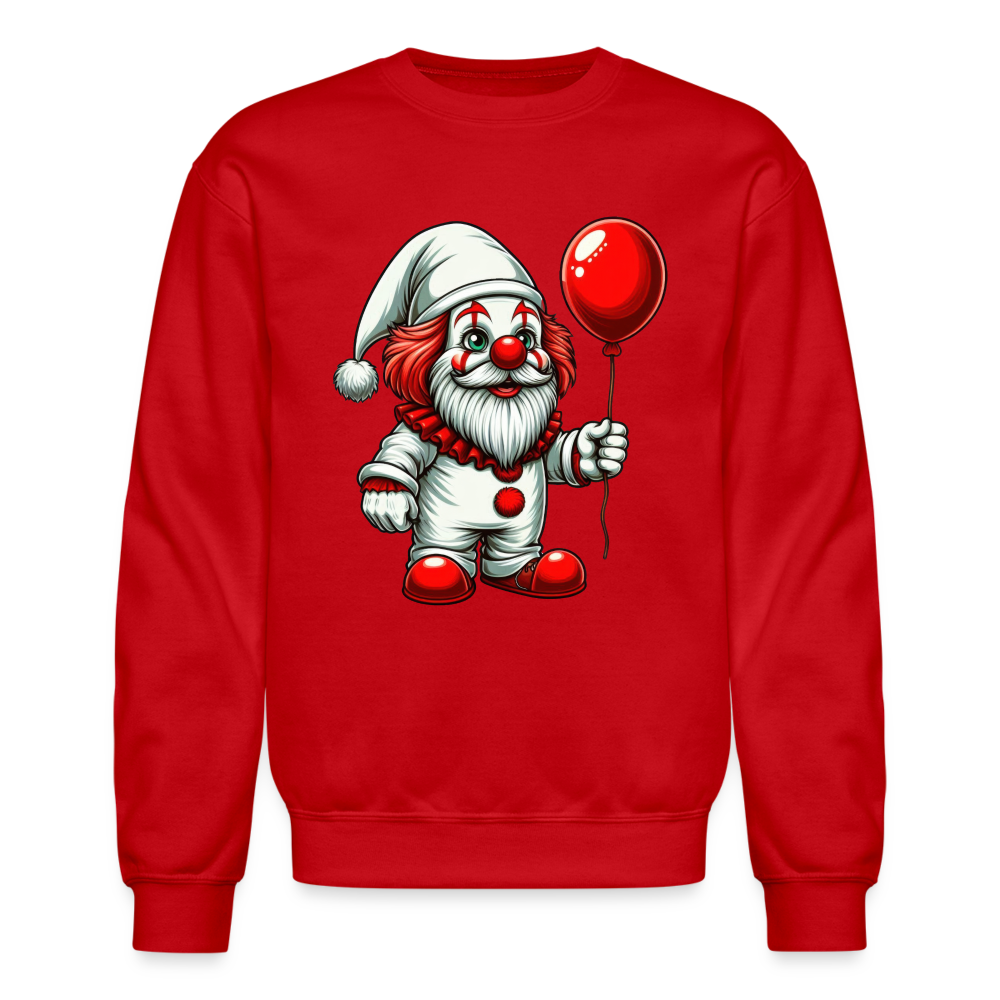 Gnome Clown Sweatshirt - red