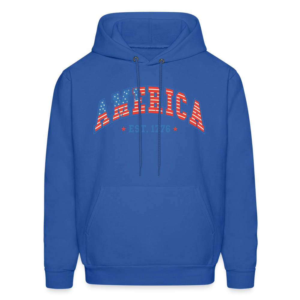 American 1776 Hoodie - royal blue