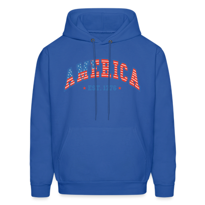 American 1776 Hoodie - royal blue