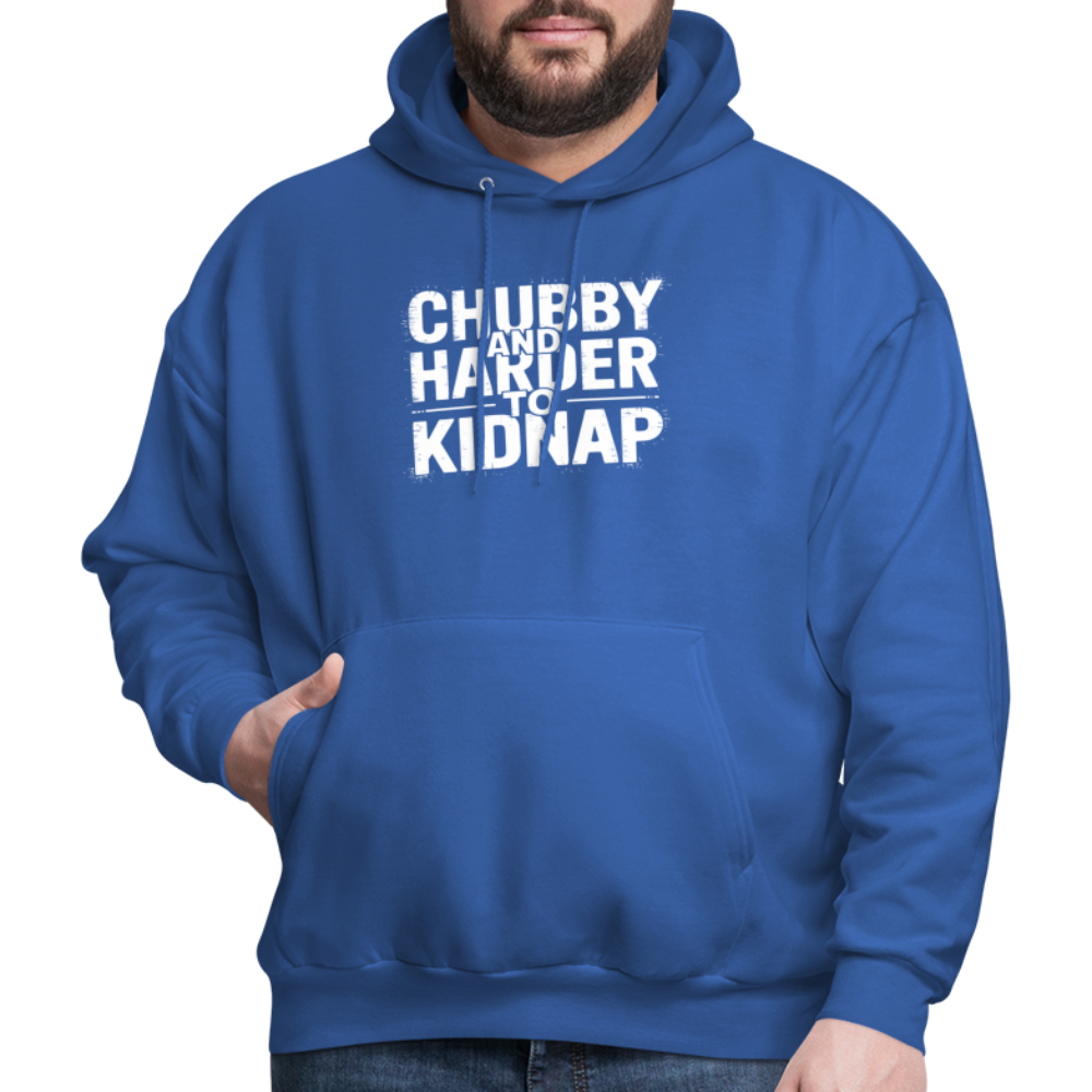 Chubby and Harder to Kidnap Hoodie - royal blue