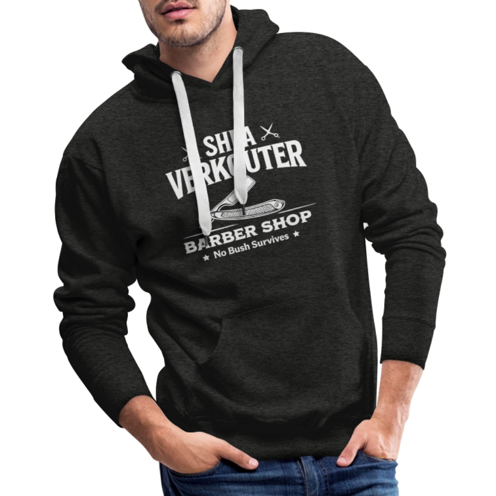 Shea Verkouter Barber Shop Funny Adult Humor Premium Hoodie Color: Black