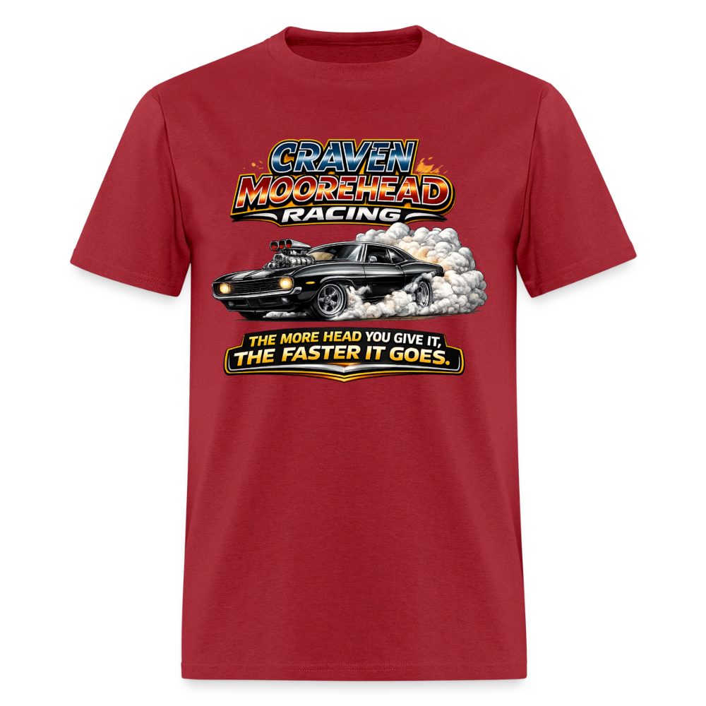 Craven Moorehead Racing T-Shirt Color: Dark Red