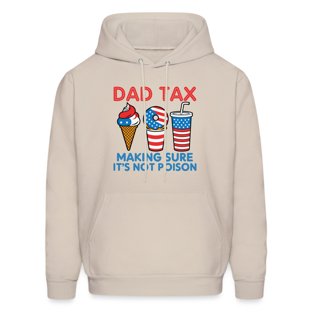 Dad Tax Hoodie (Red White Blue) - Sand