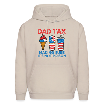 Dad Tax Hoodie (Red White Blue) - Sand