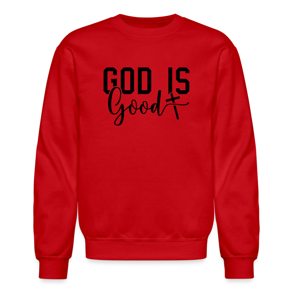 God is Good Sweatshirt - red