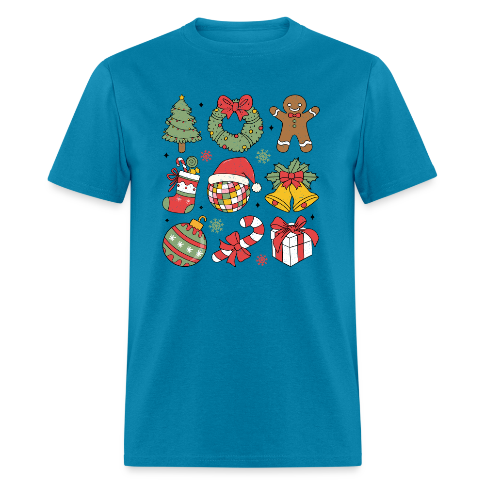 Christmas Holiday Season T-Shirt - turquoise