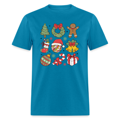 Christmas Holiday Season T-Shirt - turquoise