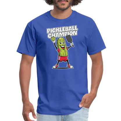 Pickleball Champion T-Shirt - royal blue