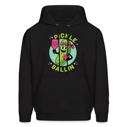 Pickle Ballin Hoodie - black