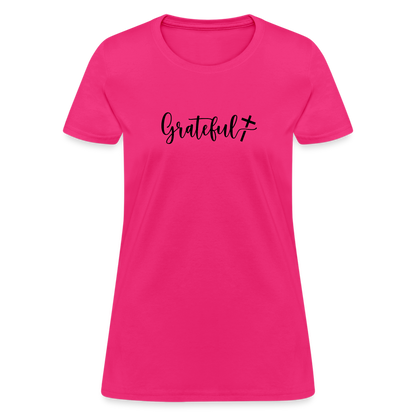 Grateful Women's T-Shirt - fuchsia