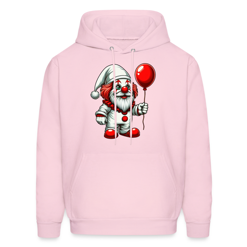 Gnome Clown Hoodie - pale pink