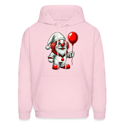 Gnome Clown Hoodie - pale pink