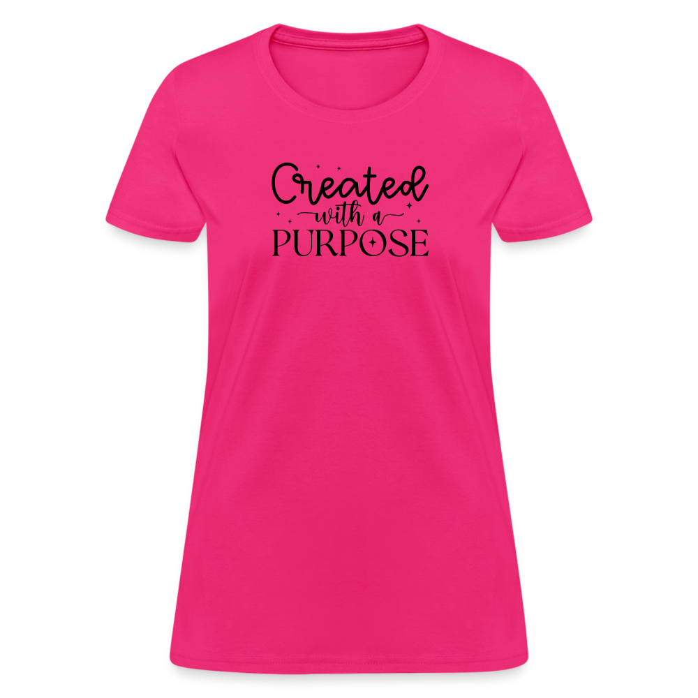 Created with a Purpose Women's T-Shirt - fuchsia