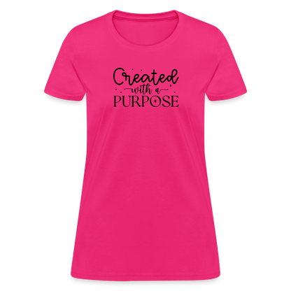 Created with a Purpose Women's T-Shirt - fuchsia